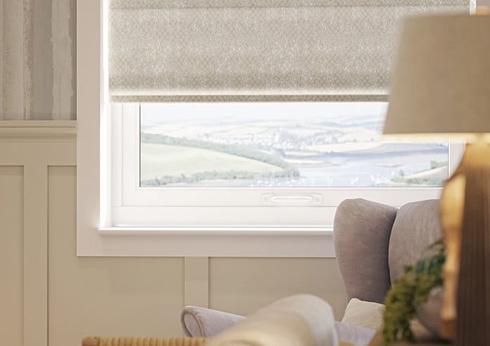 Nerida, Pearl - Motorised Roman Blind - Image 5